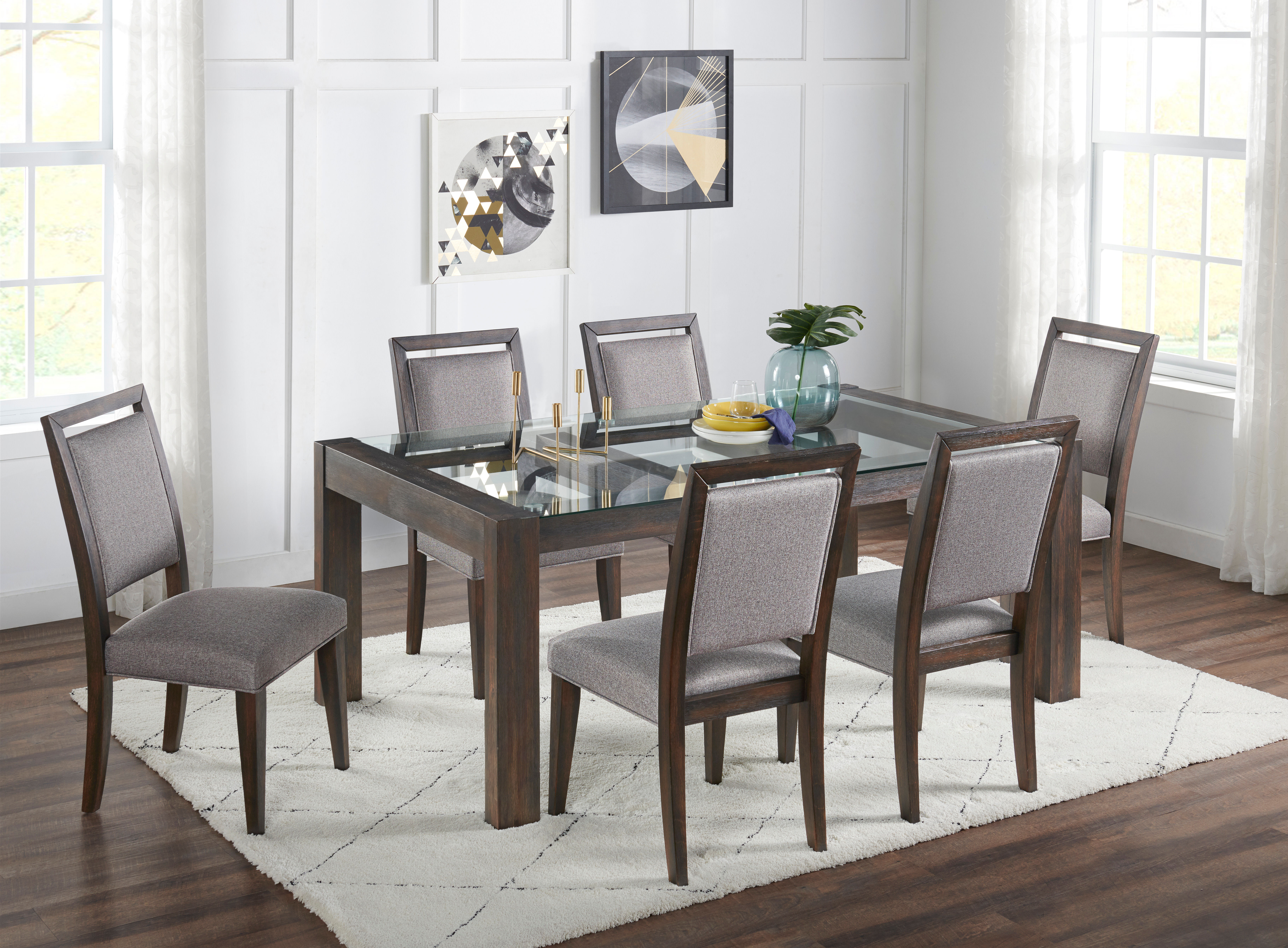 modern farmhouse style dining table