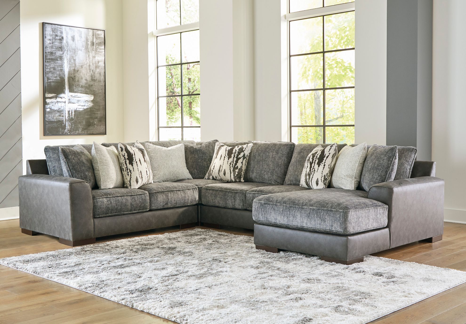 cardinal 4pc sectional living room