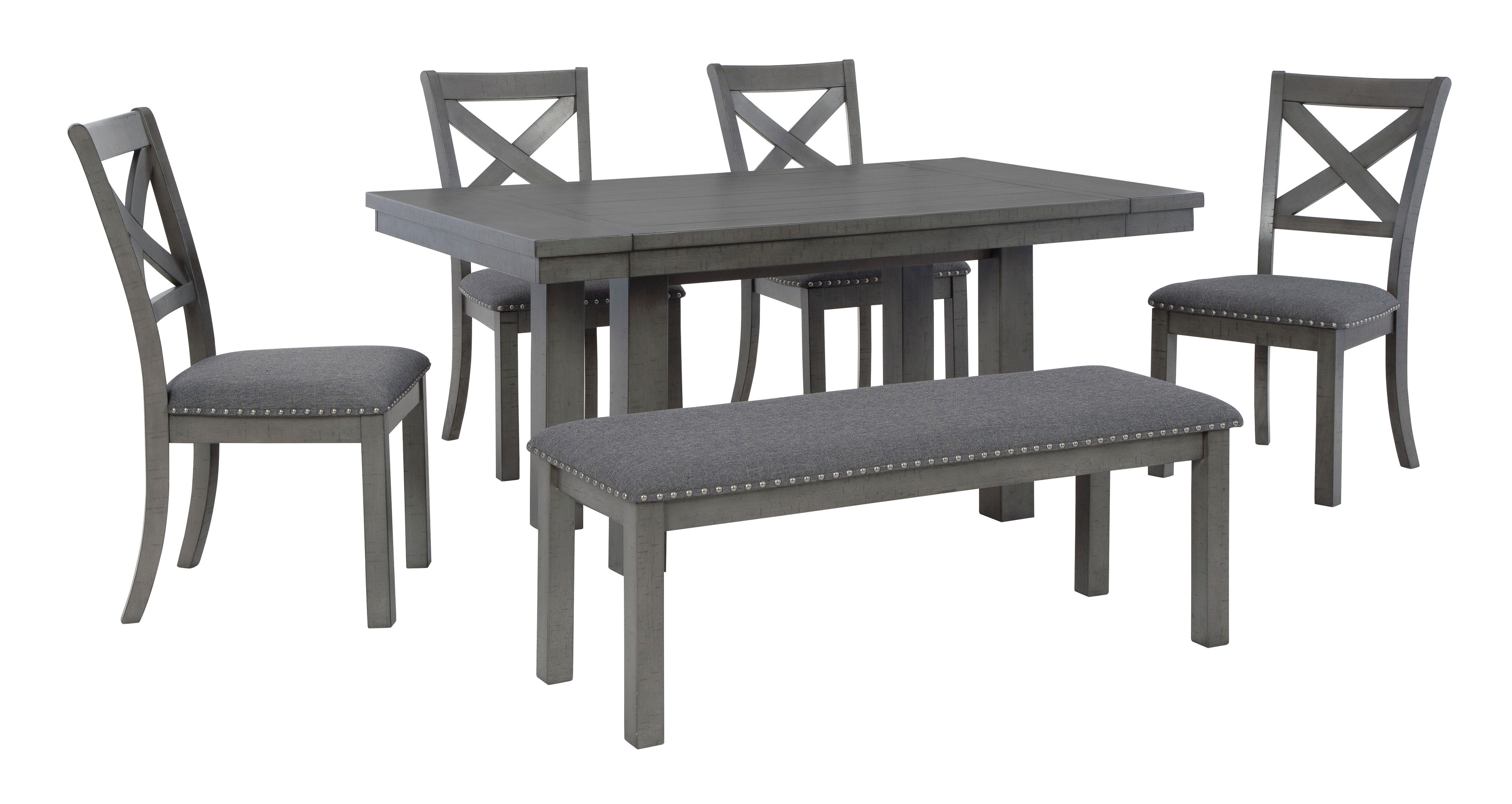 6pc dining room set driftwood