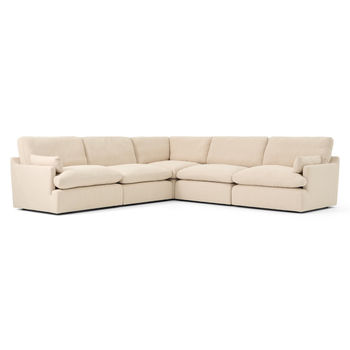 American Leather Klein Two Piece Sectional Sofa w/ King Sleeper and Lift  Top Storage Chaise, Saugerties Furniture Mart