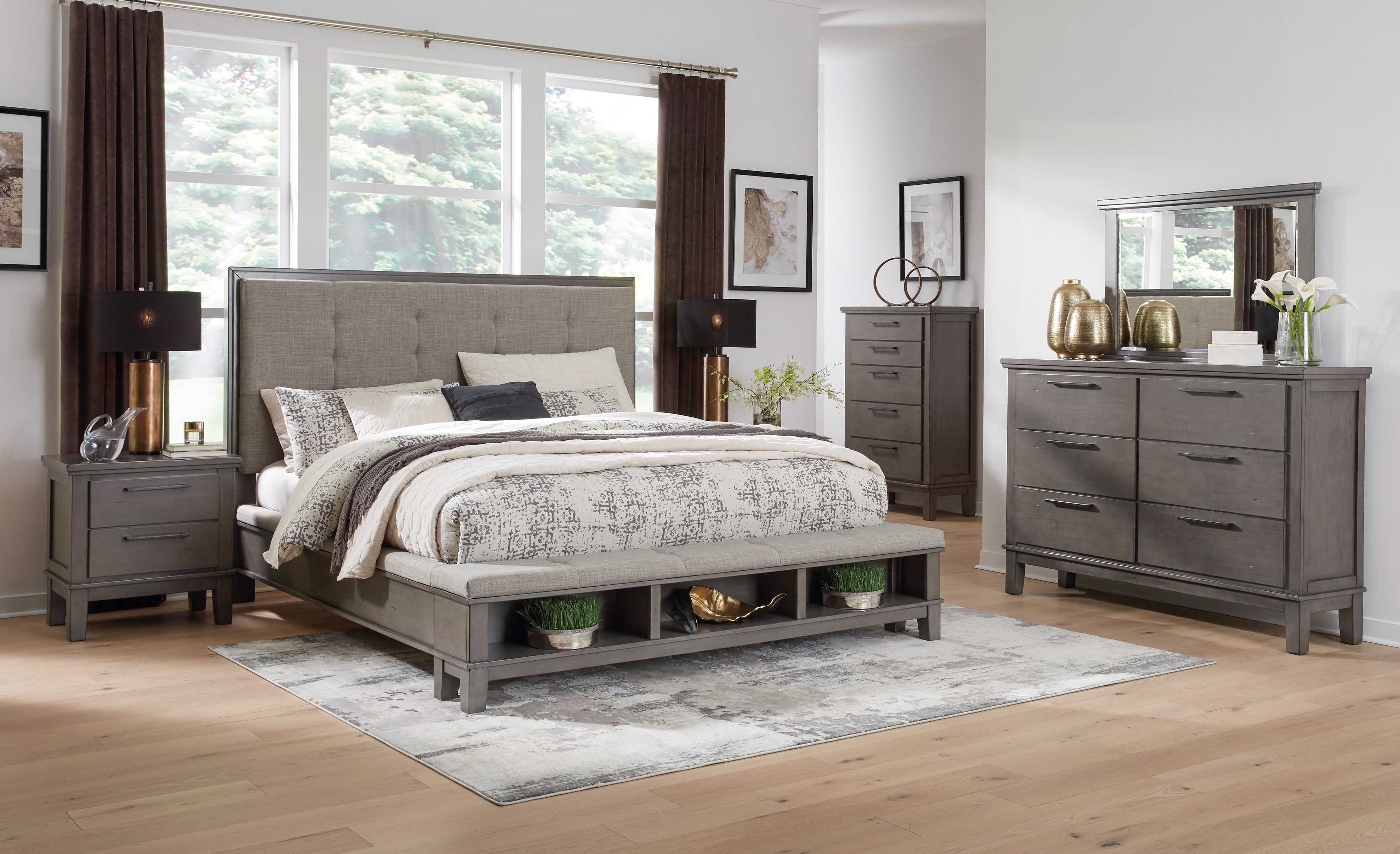 Hallanden Queen Bedroom Set The Furniture Mart