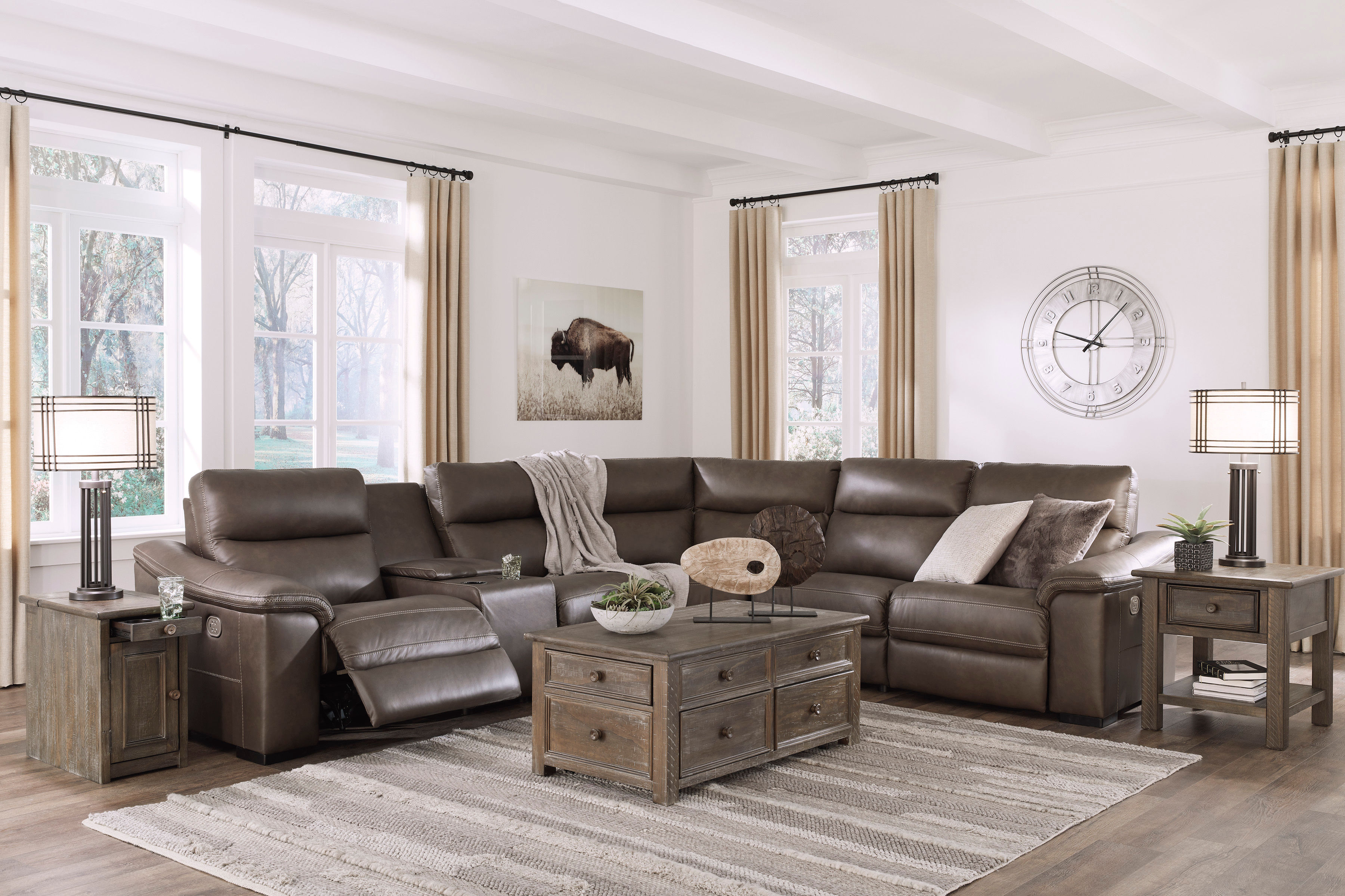 Picture of Salvatore 6pc Power Sectional