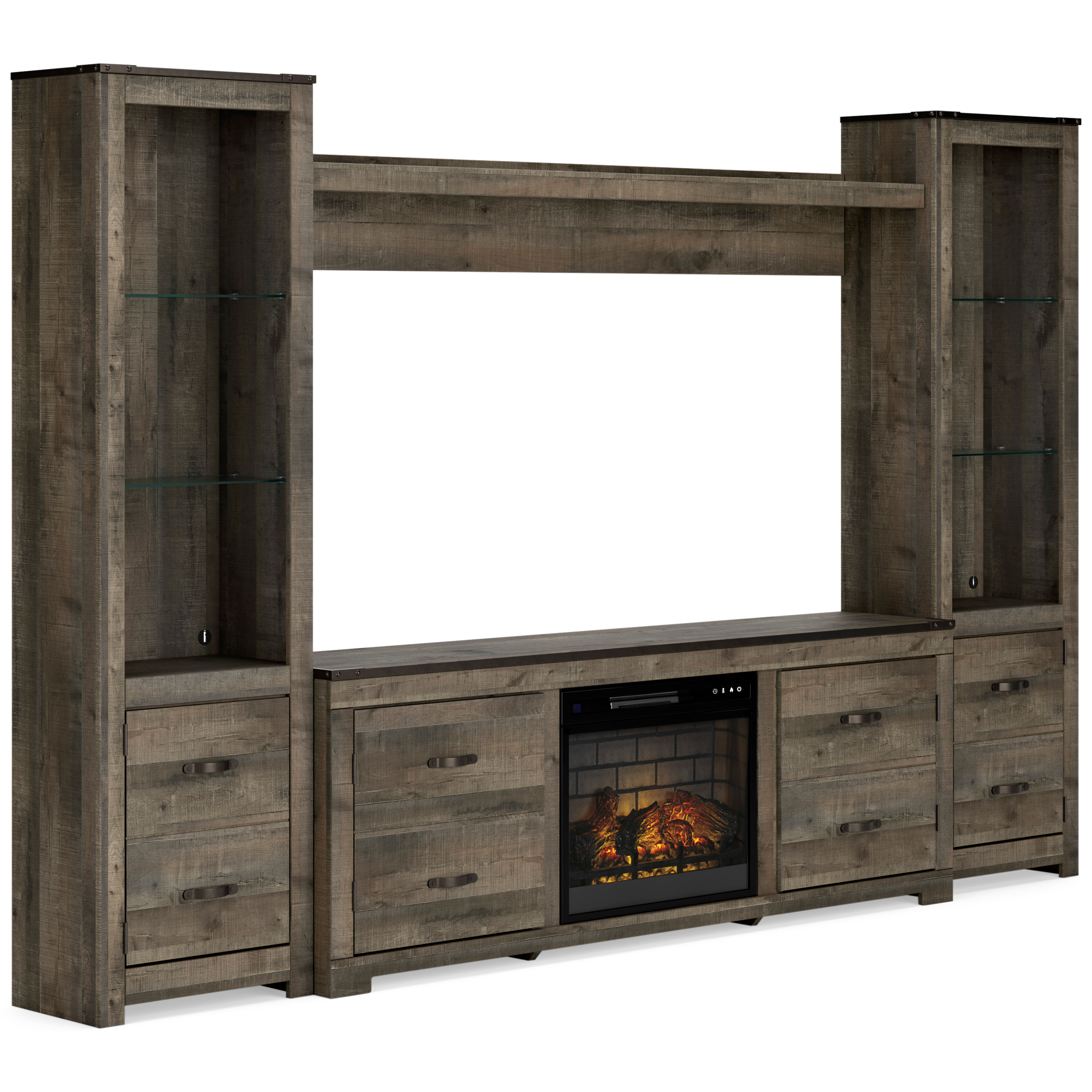 Trinell Fireplace Entertainment Center