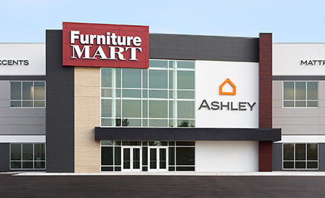 Furniture Mart and Ashley Entrance
