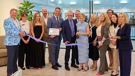 Billie Arthur Design Studio Ribbon cutting