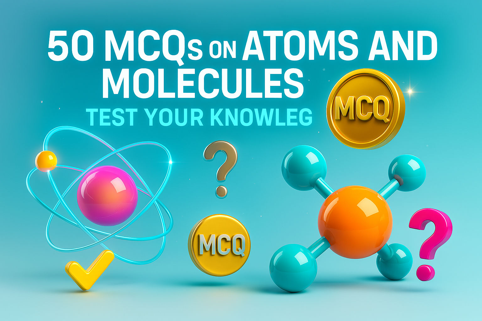 Atoms and Molecules MCQs Thumbnail