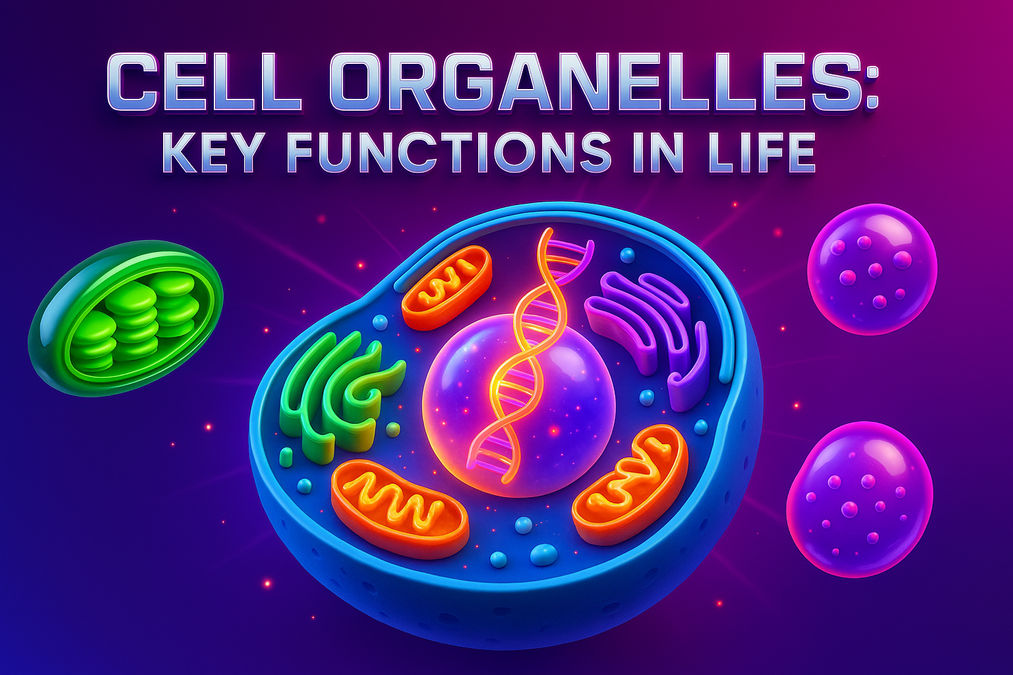 Cell organelles diagram