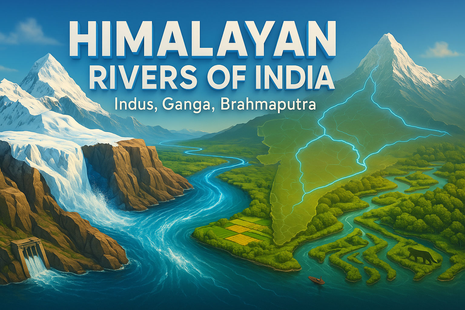 Exploring the Himalayan Rivers of India: Indus, Ganga, and Brahmaputra