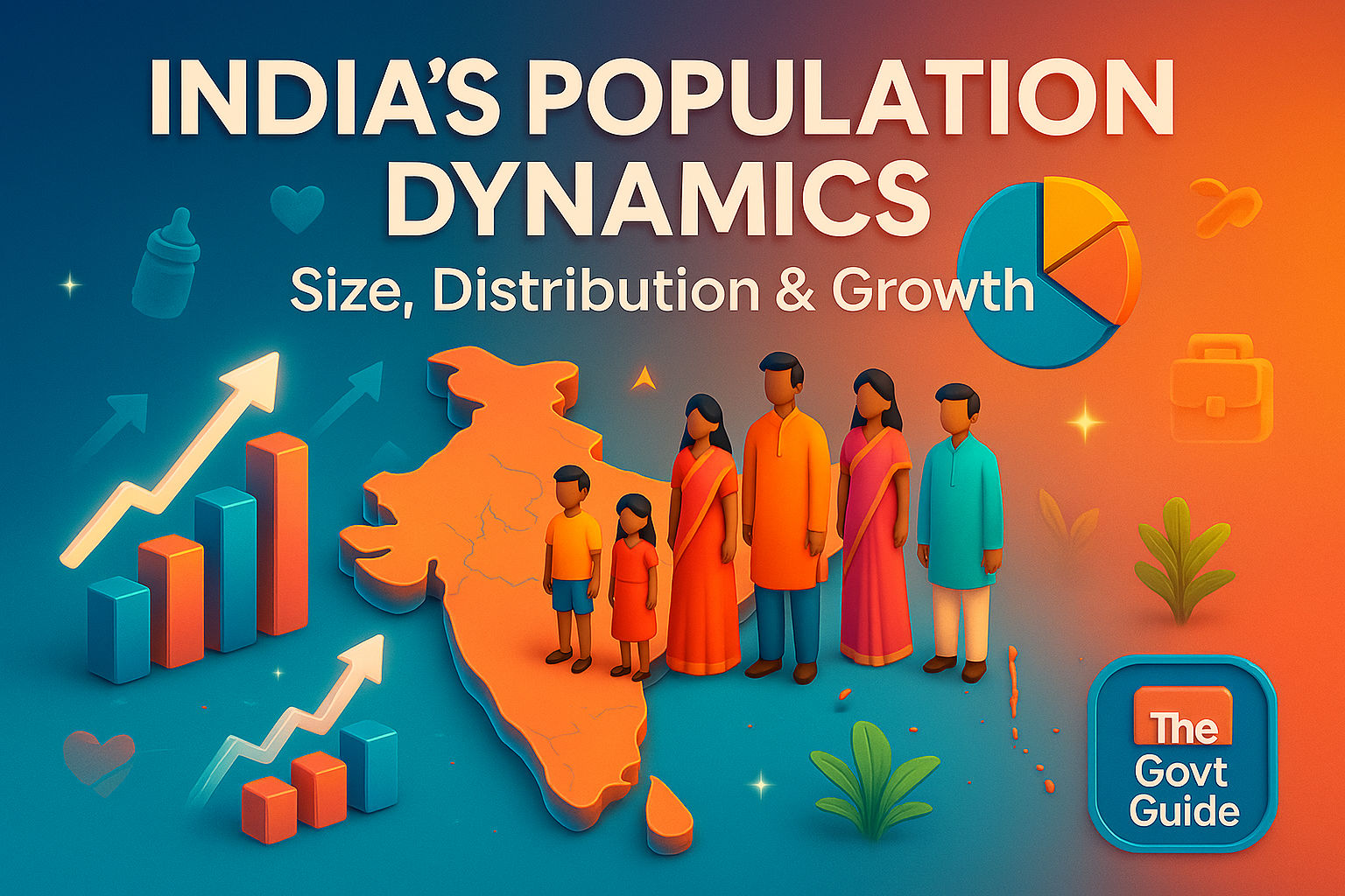 India's Population Dynamics: Size, Distribution & Growth Trends