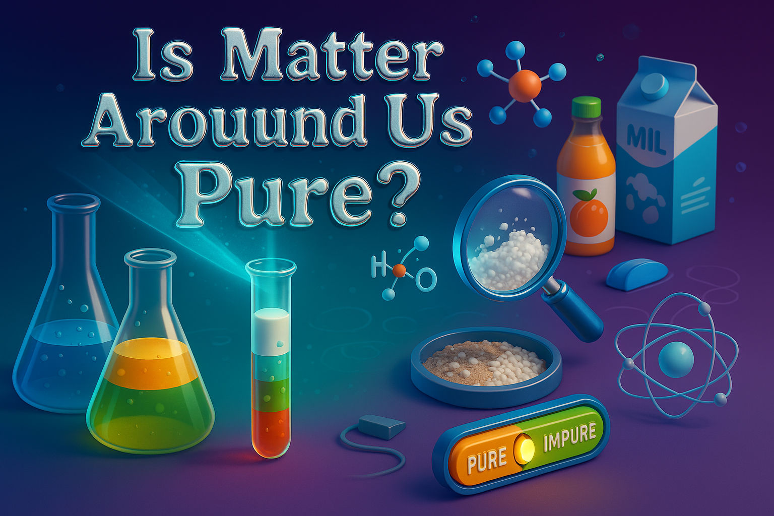 Is Matter Around Us Pure?