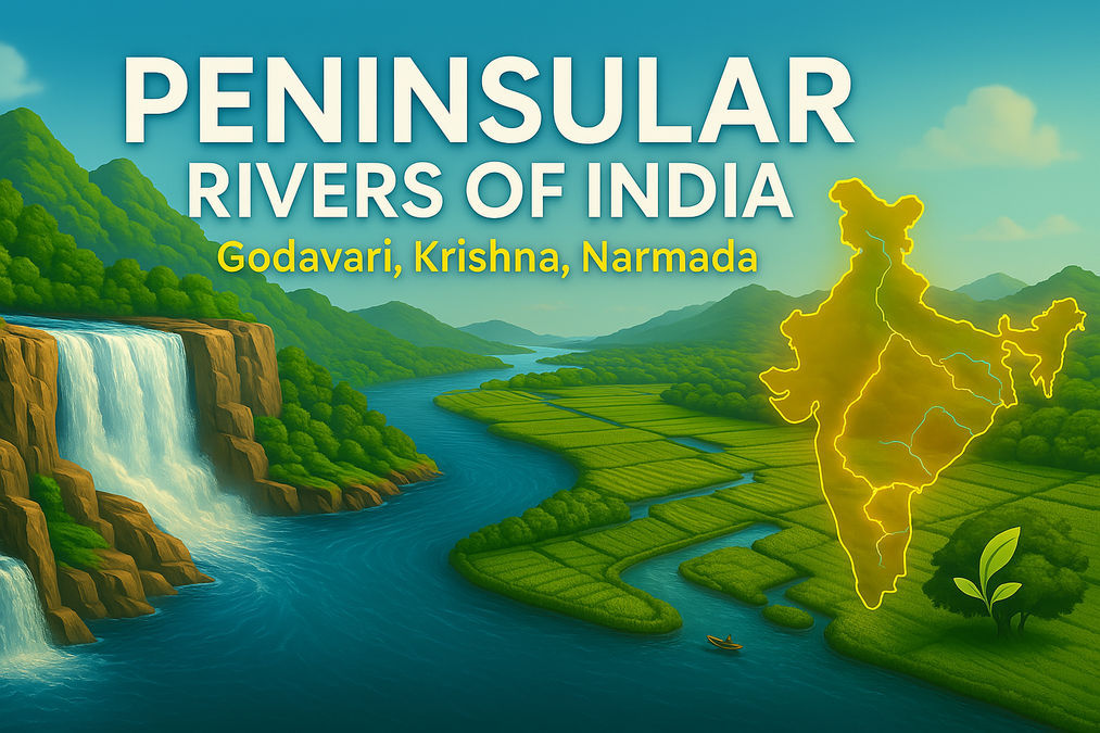 Peninsular Rivers of India: Godavari, Krishna, Narmada, and More