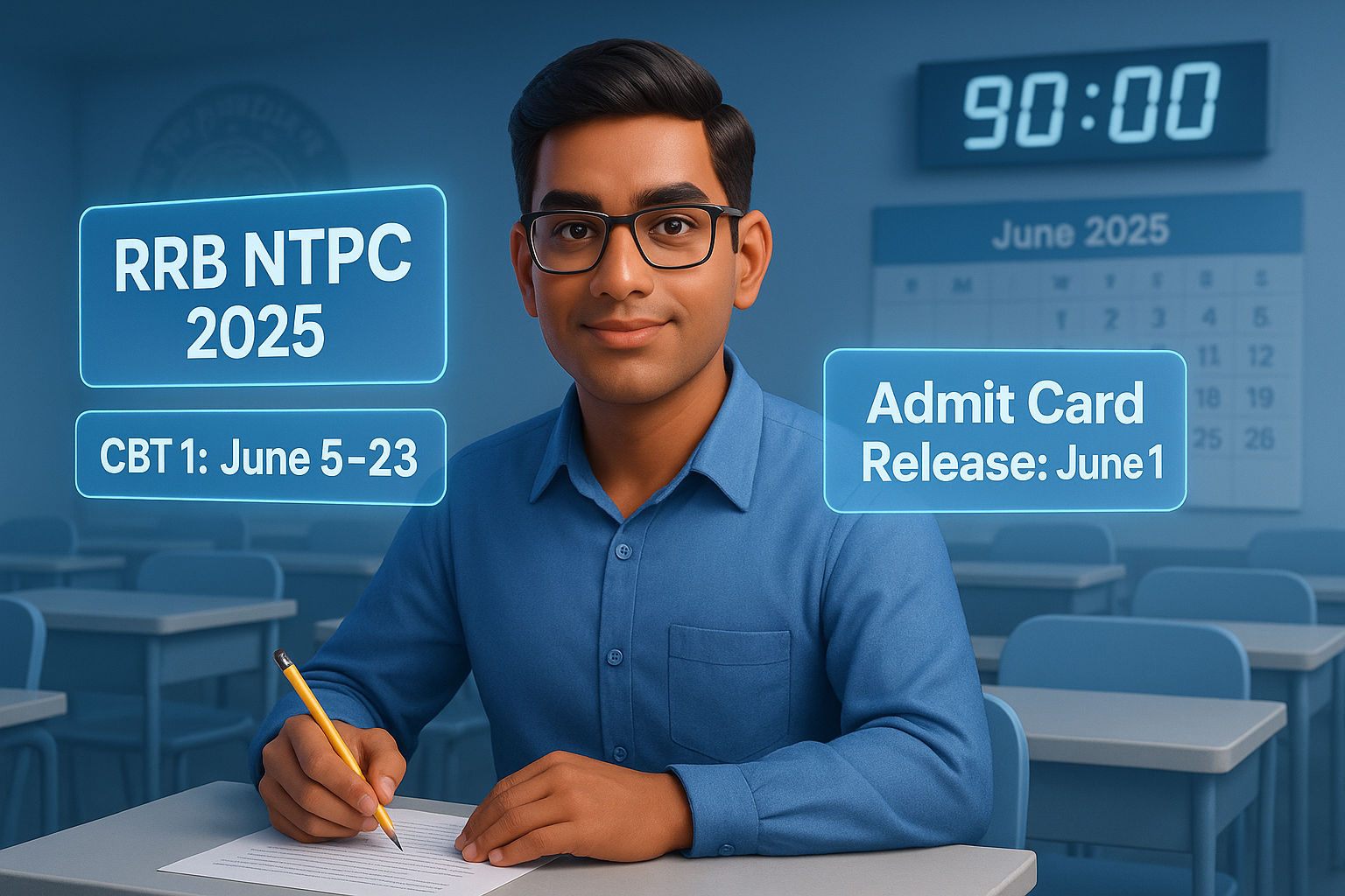 RRB NTPC Exam Date 2025