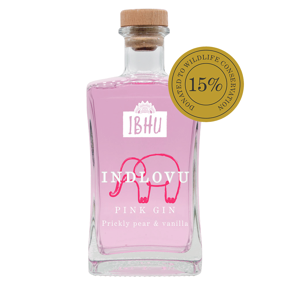 Indlovu Pink Gin - Prickly Pear and Vanilla 1x750ml