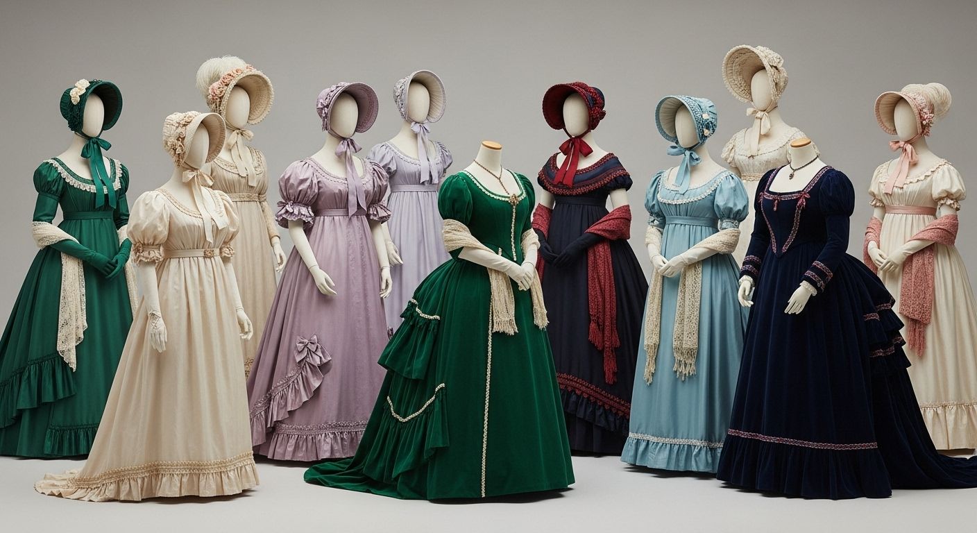 1800s ladies fashion
