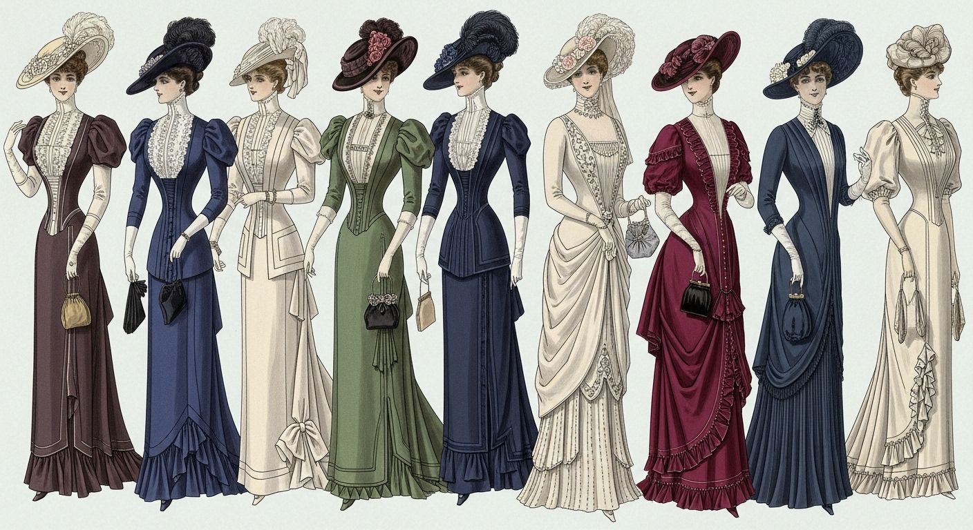 1900s Fashion Women Edwardian Trends
