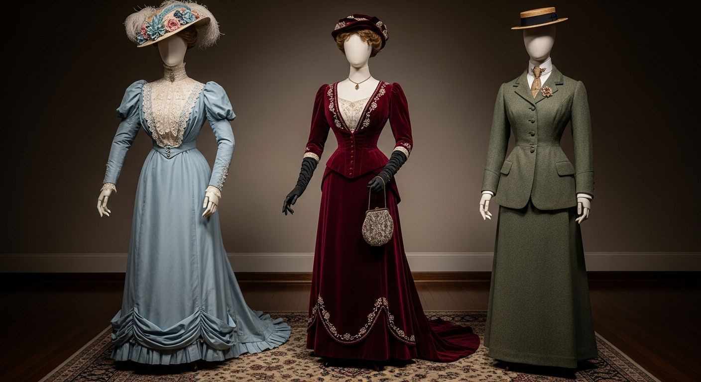 1900s Ladies Fashion Sophisticated Styles