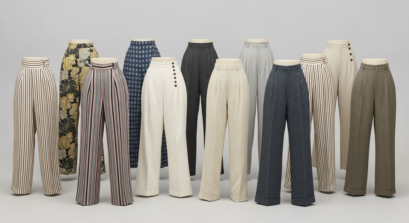 1920s Pants Women Bold Fashion Shift