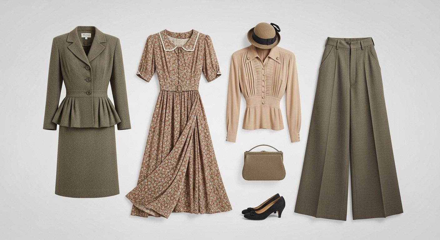 1940s women clothes
