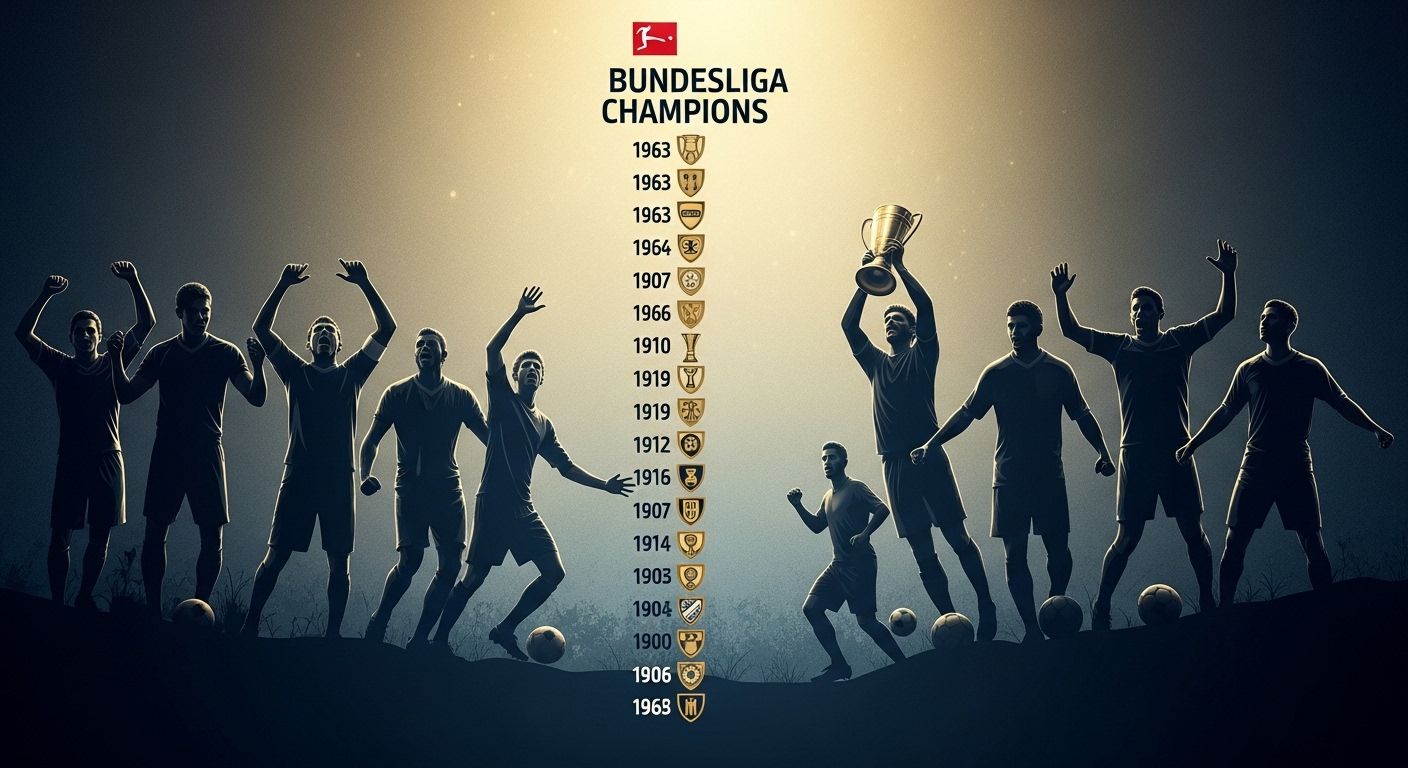 Bundesliga Champions List Historic Winners