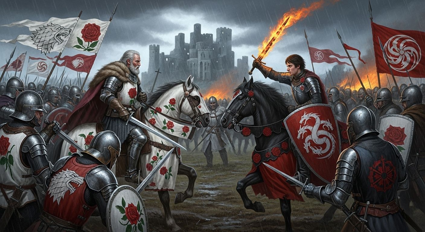 War of The Roses and Game of Thrones Parallel Stories