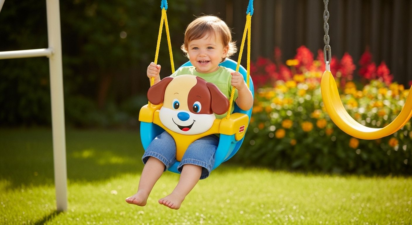 fisher price puppy swing