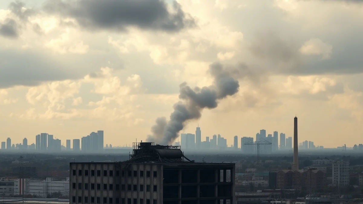 Russian Drone Strike Hits Kyiv Petrol Station and Warehouse Facilities