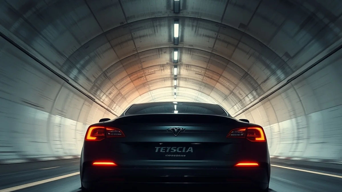 Dongfeng Voyah Passion S Executes Upside-Down Tunnel Loop Stunt