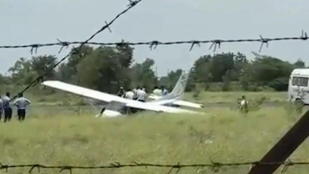 Trainer Aircraft Crashes Near Baramati Airstrip; No Casualties
