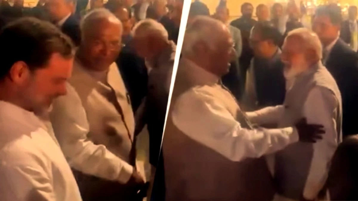 Top Political Rivals Share Rare Moment at Sharad Pawar’s Family Wedding