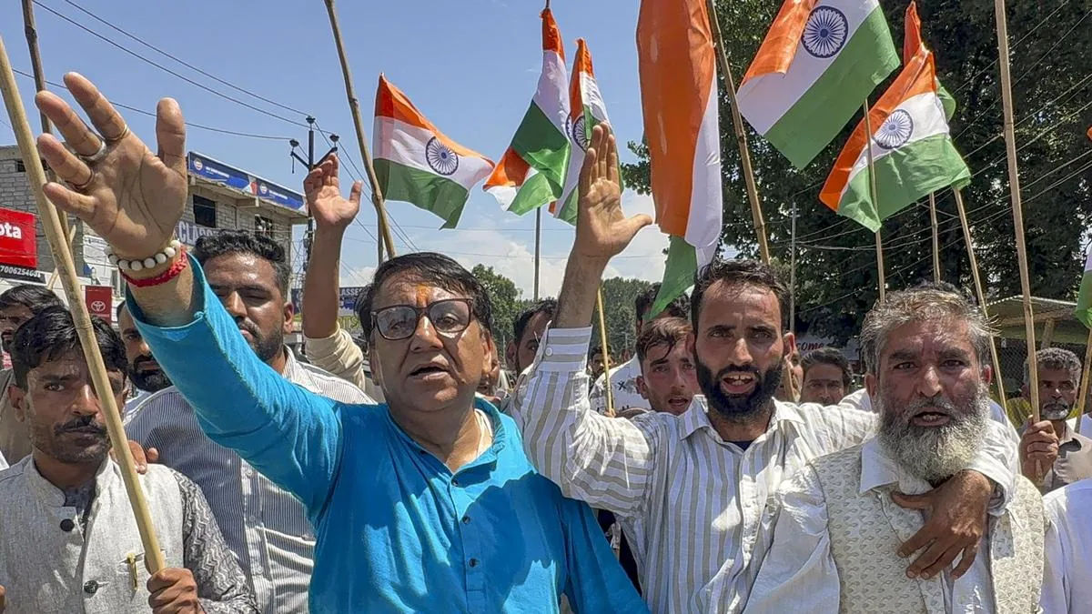 BJP Suspends Nine Workers Over Offensive Slogans In Kashmir Rally