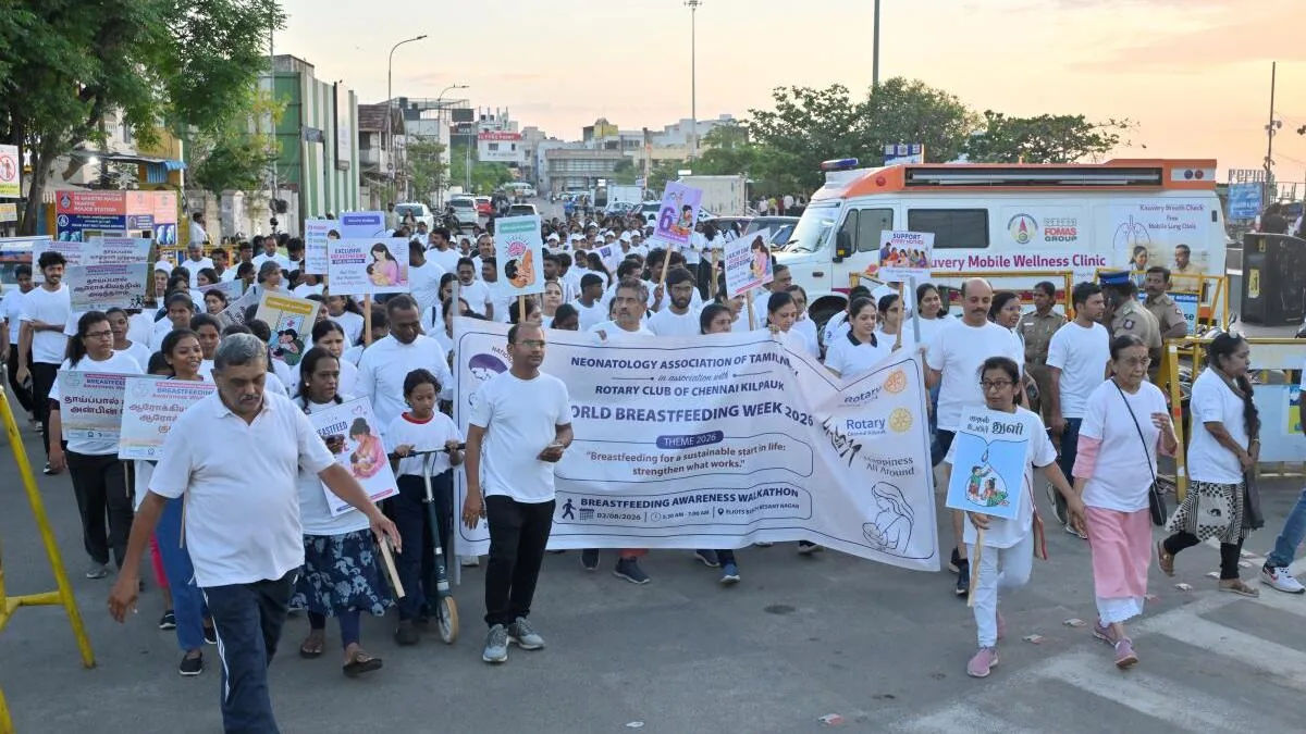 Doctors Debunk Breastfeeding Myths as Chennai Hosts Awareness Walkathon