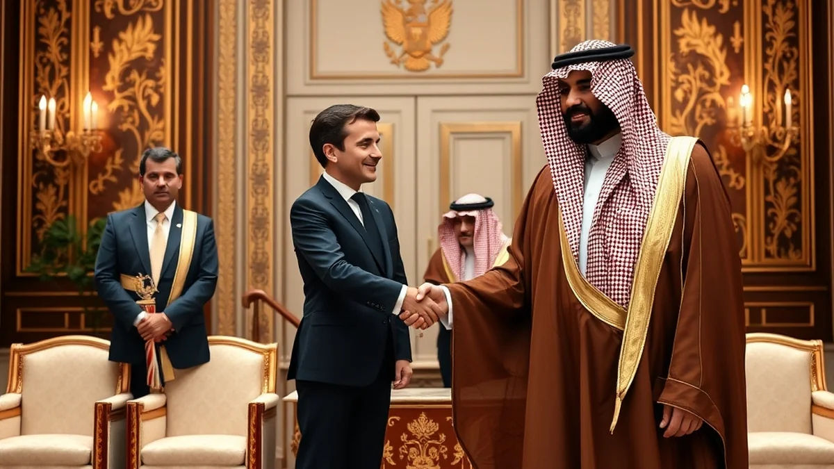 Macron Visits Saudi Arabia as France Secures Emergency Diesel Supplies