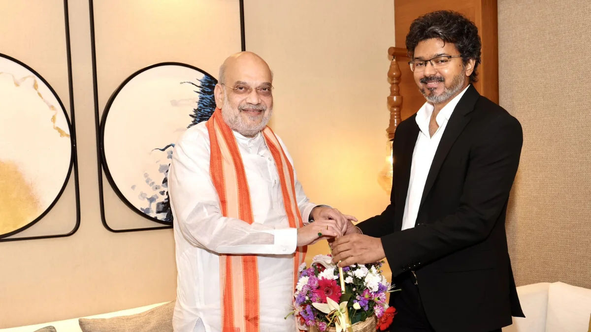 CM Vijay Meets Amit Shah: NEET and Cauvery Issues Take Centrestage