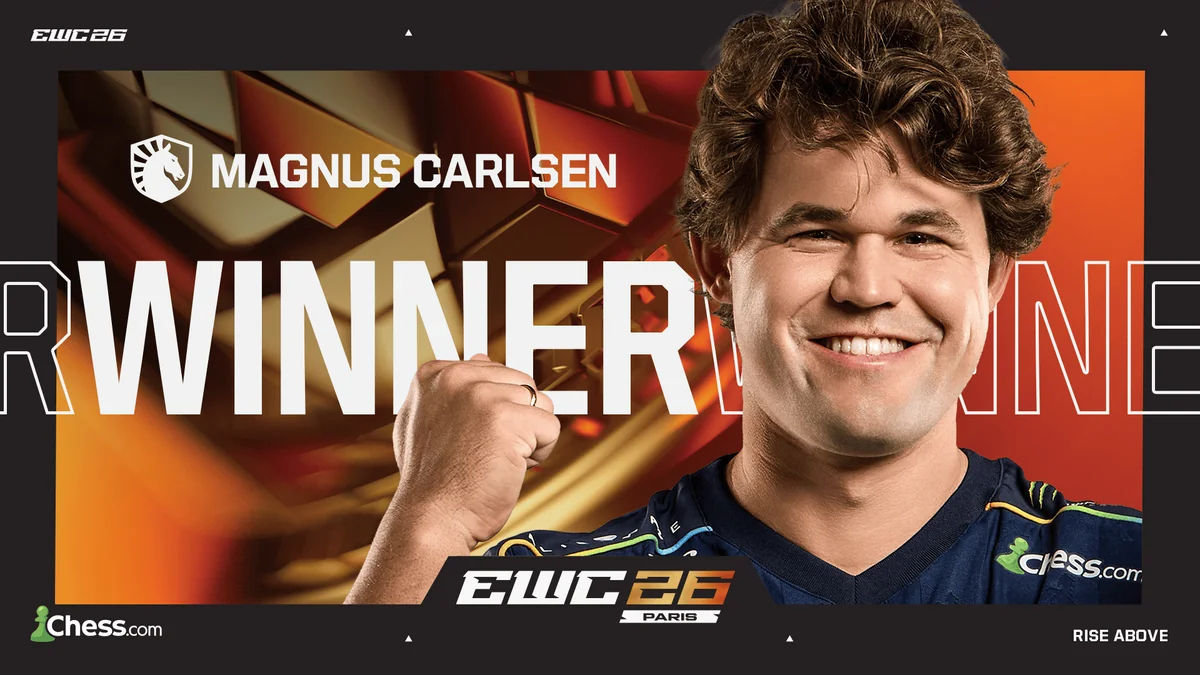 Magnus Carlsen Defends Esports World Cup Chess Title in Paris
