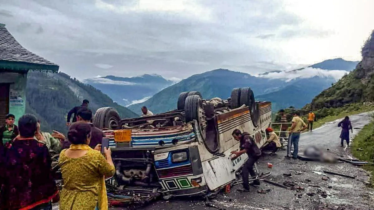Chamba Bus Accident: Eight Killed In Himachal Mountain Mishap