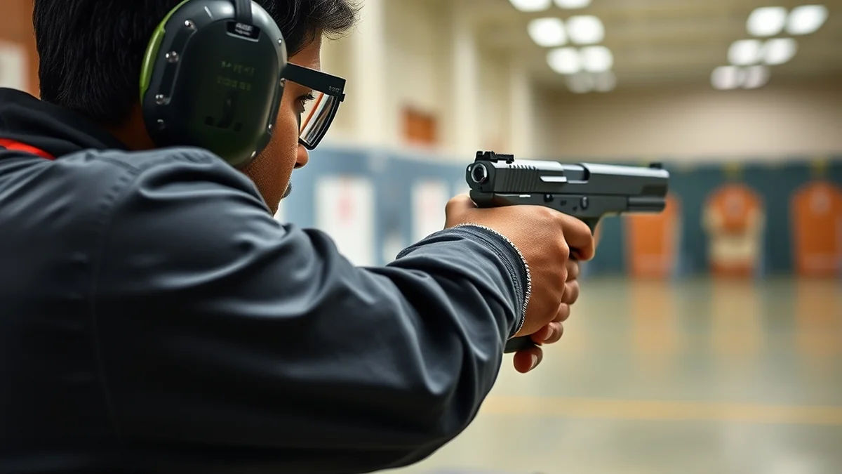 Manish Narwal Wins Asian Para Games Pistol Silver and LA 2028 Quota