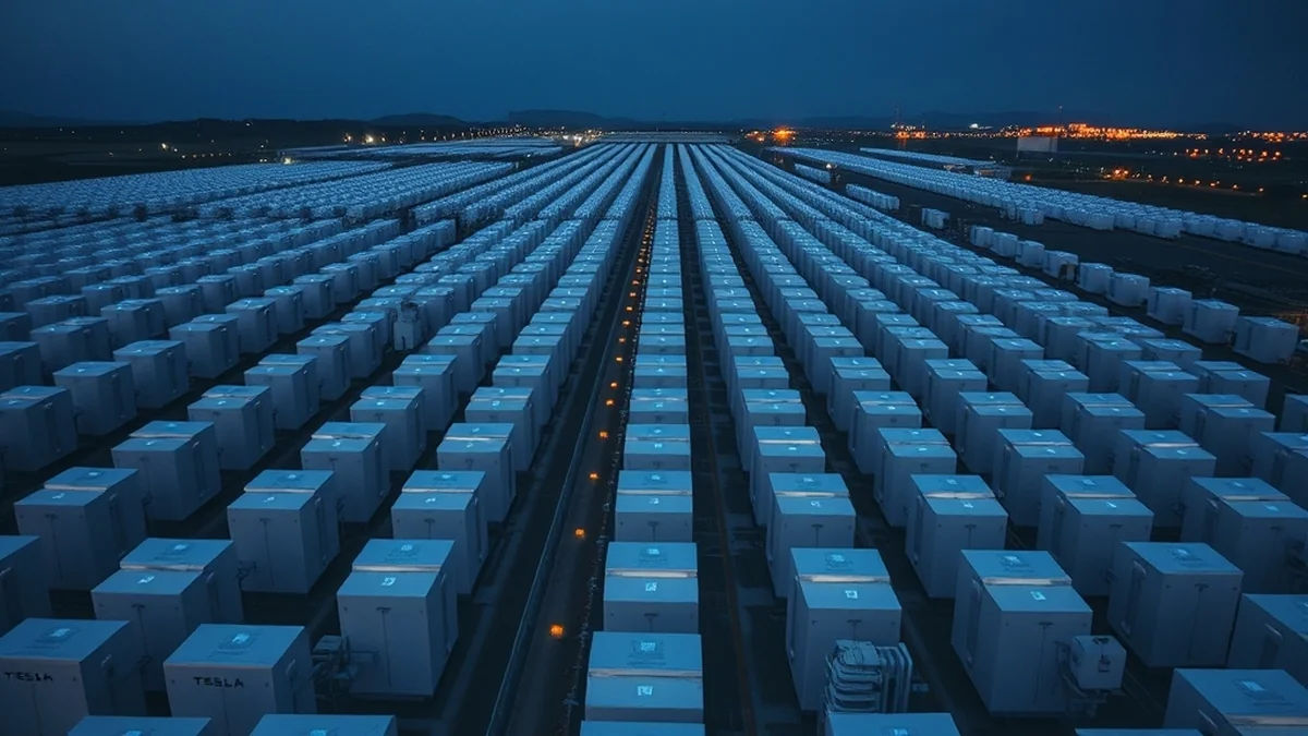 Tesla Bets Billions on Energy Storage as Global EV Sales Cool