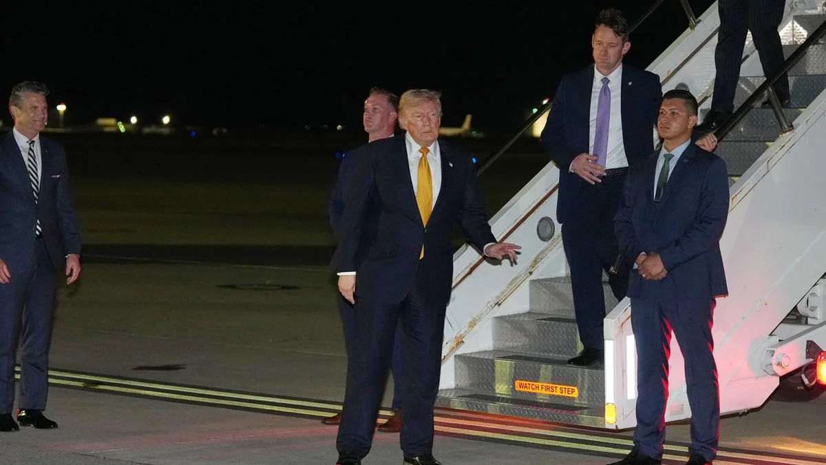 Trump Discloses Secret Flight Swap Following Iranian Missile Threat