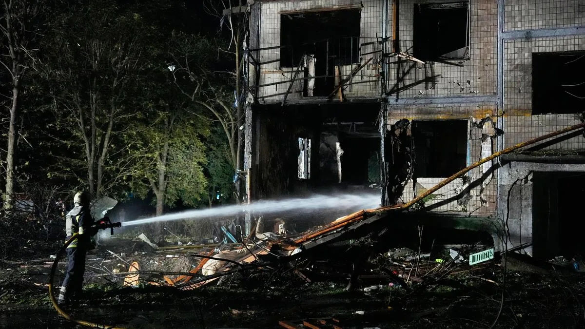 Russian Missile Strikes Near Kyiv Kill Four Including Child