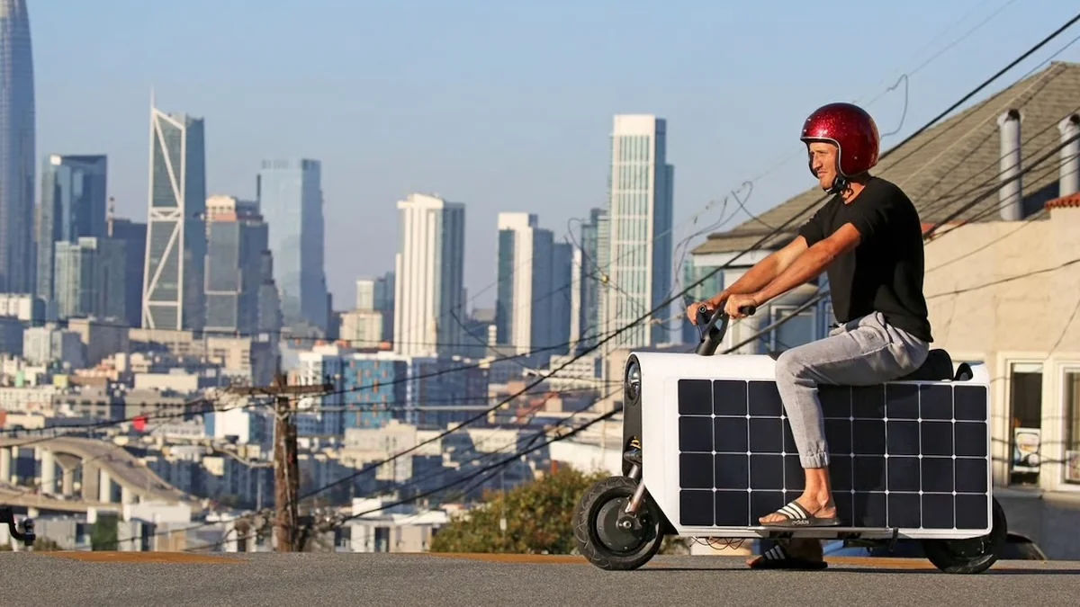 Solar-Powered Cargo Scooters Offer Innovative Urban Mobility
