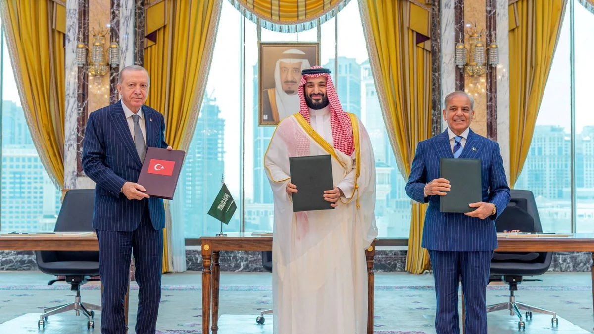 Turkiye, Saudi Arabia, Pakistan Convene for Joint Defense Pact