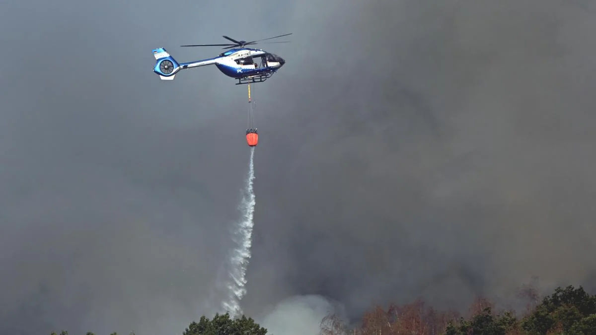 European Wildfires Force Mass Evacuations in Germany and Belgium