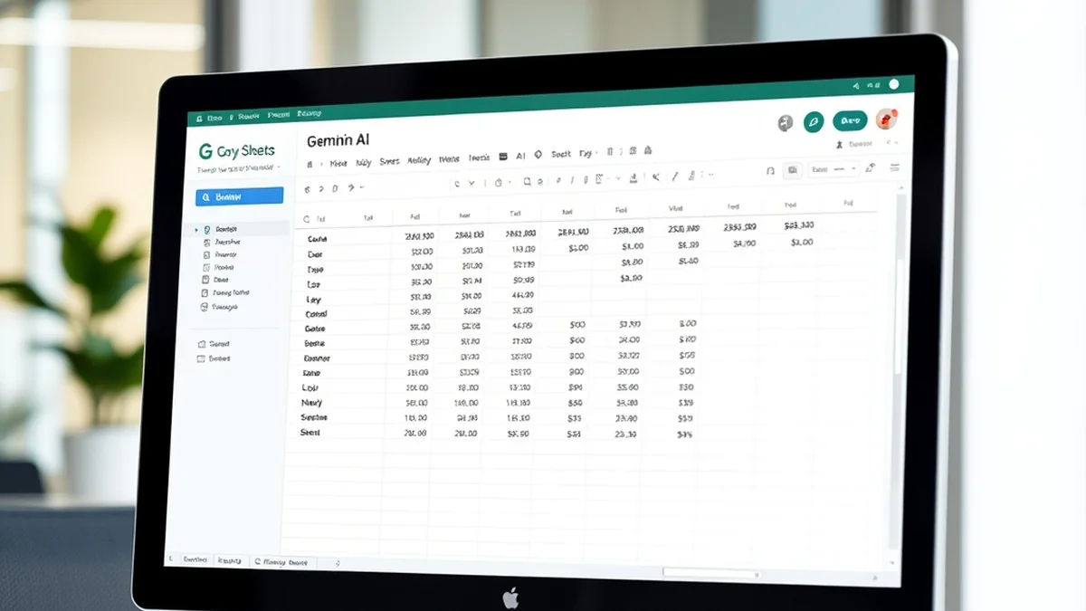 Google Upgrades Gemini AI in Sheets With 3,000-Cell Capacity and Web Source Citations