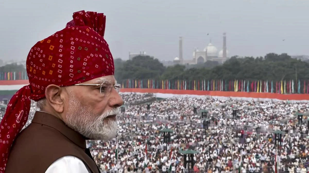 Vande Mataram Rendered First Time at Red Fort Independence Day