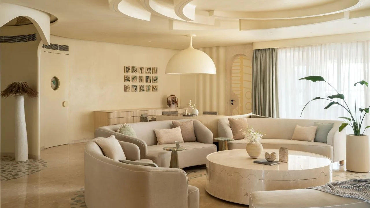 Thane Luxury Apartment Redefines Modern Neutral Interior Design