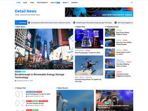 Detail News - Wordpress Theme