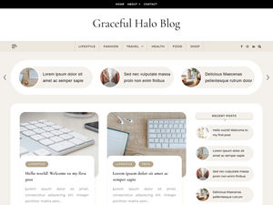 Graceful Halo Blog - Wordpress Theme