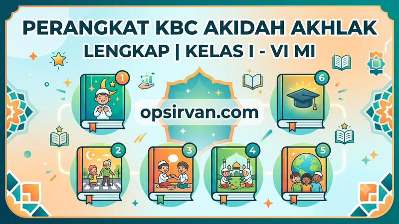 Perangkat KBC Akidah Akhlak Kelas I-VI MI Lengkap 2026
