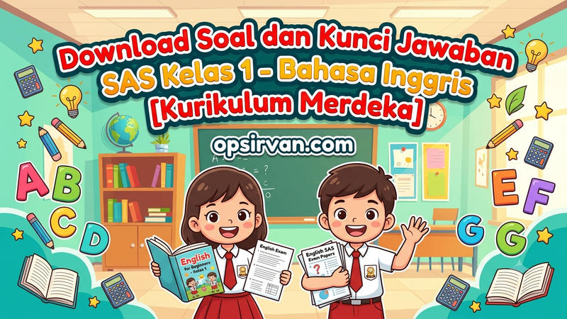 Download Soal dan Kunci Jawaban SAS Kelas 1 - Bahasa Inggris [Kurikulum Merdeka]