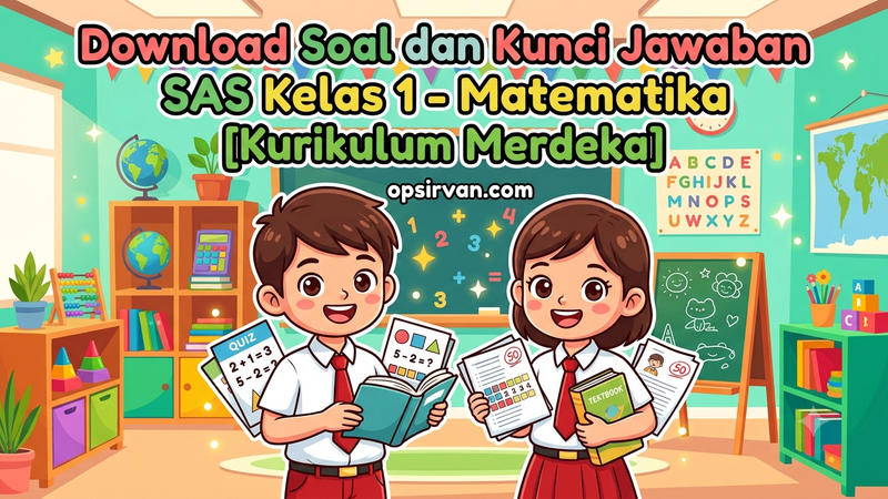 Download Soal dan Kunci Jawaban SAS Kelas 1 - Matematika [Kurikulum Merdeka]